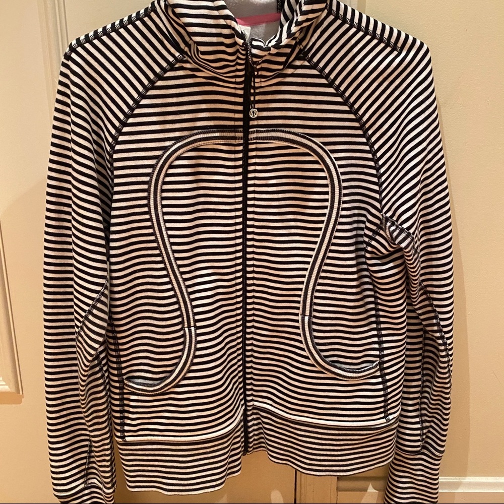 Lululemon striped scuba, sz 12